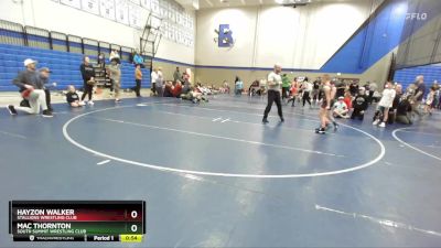 65 lbs Semifinal - Mac Thornton, South Summit Wrestling Club vs Hayzon Walker, Stallions Wrestling Club