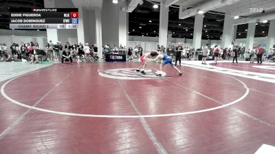 57 lbs Champ. Round 2 - Eddie Figueroa, New Jersey vs Jacob Dominguez, Elite Force Wrestling Club