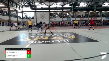 89-99 lbs Semifinal - Mason Soney, The Compound vs Rhyis Polenske, Blue Line Training Academy