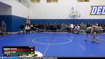 132 lbs Cons. Round 2 - Trevor Jones, Delbarton vs BRODIE ALTMAN, Kellam