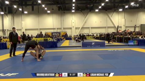 Logan Michael Yox vs Breno Henrique Abreu Bittencourt 2024 World IBJJF Jiu-Jitsu No-Gi Championship