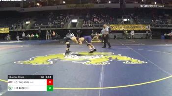 157 lbs Quarterfinal - Calvin Kopstein, James Madison University vs Michael Klee, California Polytechnic University WC
