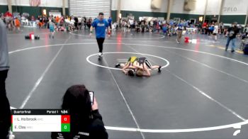77-84 lbs Quarterfinal - Levi Holbrook, Lexington vs Emmett Clay, Kearney Catholic Wrestling Clu