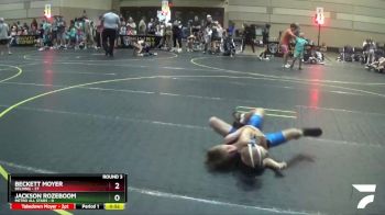 65 lbs Round 3 (6 Team) - Jackson Rozeboom, Metro All Stars vs Beckett Moyer, Belding