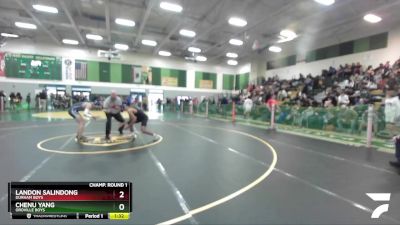 Boys 128 lbs Cons. Round 1 - Domingo Martinez, Live Oak Boys vs Finley Nye, UPrep Boys