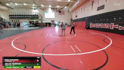 106 lbs Round 3 (4 Team) - Oscar Hageman, Smoky Hill vs Kole Bauman, Chaparral