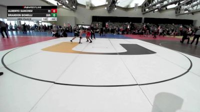 130-H2 lbs 3rd Place - Alberto Sanchez, Port Chester vs Brandon Bonelli, Savage Wrestling Academy