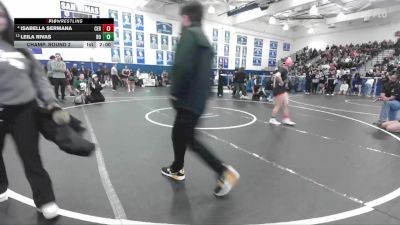 135 lbs Champ. Round 2 - Leila Rivas, Brea Olinda vs Isabella Sermana, Cerritos