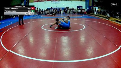 190 lbs Champ. Round 2 - Owen Chiou, University vs Tony Zamora, Temescal Canyon