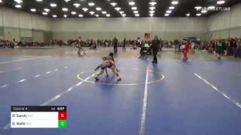 61 lbs Consi Of 4 - Dakota Sandy, Mat Assassins Wrestling Club vs Quentin Walls, Red Wave Wrestling