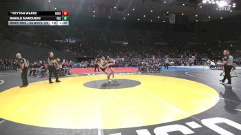 3A Boys 132 lbs 5th Place Match - Peyton Wafer, Douglas Boys vs Rangle Marquess, Pleasant Hill Boys