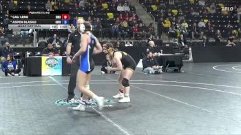 124 lbs Quarterfinal - Aspen Blasko, Grand Valley State vs Cali Leng, Iowa