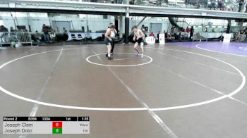 130A lbs Rr Rnd 2 - Joseph Clem, Wantagh vs Joseph Dolci, Elite Wrestling Nj