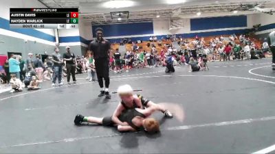 65 lbs Cons. Round 2 - Austin Davis, Carolina Reapers vs Hayden Warlick, Suplex City Raptors