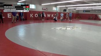 165 lbs Champ. Round 2 - Nolan Schuetz, Cornell College vs Treagan Hansen, St. Ambrose University