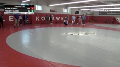 165 lbs Champ. Round 2 - Nolan Schuetz, Cornell College vs Treagan Hansen, St. Ambrose University