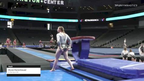 Alyse Karenbauer - Vault, X-Cel Gym PA - 2022 Elevate the Stage Toledo presented by Promedica