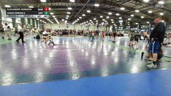 52 lbs Quarterfinal - Alexander Herndon, Mat Assassins Black - EL vs Lukas Gregula, Quest School Of Wrestling ES - EL
