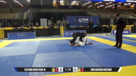 John Richard Bartram vs Clifford David Paris Jr 2025 Pan Jiu Jitsu IBJJF Championship