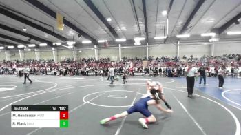 137 lbs Quarterfinal - Malaki Henderson, Westside WC vs Baylon Black, Stout Wr Acd