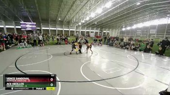 117 lbs Champ Round 1 (16 Team) - Vence Sandoval, Salem Elite Wrestling vs Ace Deollos, Western Nebraska