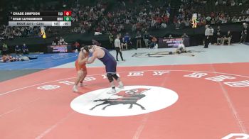 Cons. Round 2 - Evan Lutkemeier, Minden vs Chase Simpson, Falls City