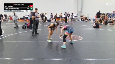 92 lbs Round 4 (10 Team) - Aria Thephavong, Blackman WC vs Lily Oakes, Takedown Elite