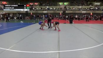 100 lbs Round 4 - Jocelyn Lau, Victory School Of Wrestling vs Kinsley Schmutz, Chippewa Elite