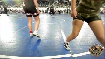 130 lbs Consi Of 4 - Tegann Randles, Blaine County Grapplers vs Chantal Hernandez, ARDMORE TAKEDOWN CLUB