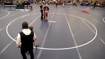 Elementary - 60 lbs John LaMere, Centennial vs Korbin Turner, Chatfield