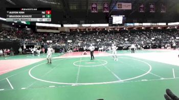 146 lbs Cons. Round 5 - Braxdon Schultz, AVL1 vs Alston Kish, PWCA