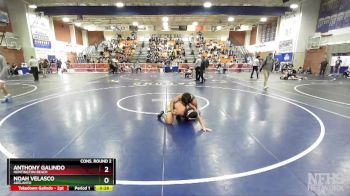 152 lbs Cons. Round 2 - Noah Velasco, Adelanto vs Anthony Galindo, Huntington Beach