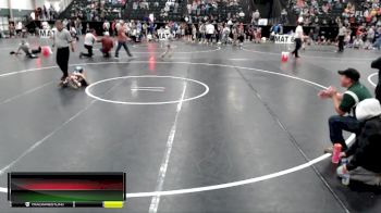 32-41 lbs Round 5 - Ashtyn Dostal, Howells-Dodge vs Vaeda Johnson, West Point Wrestling Club