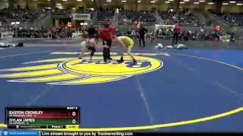 106 lbs Finals (8 Team) - Dylan James, 6A Newberg vs Easton Crowley, 6A Mountain View