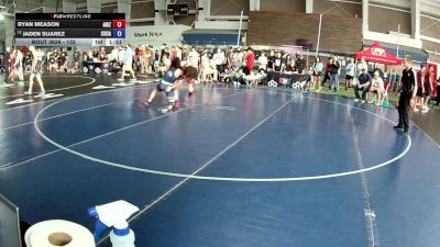 132 lbs Champ. Round 1 - Ryan Meason, Arizona vs JADEN SUAREZ, Corner Canyon