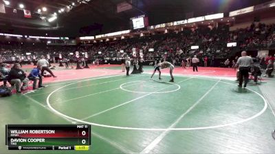 180 lbs Semifinal - William Robertson, MYW1 vs Davion Cooper, TIN3