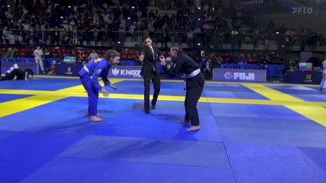 MATHILDE CAROLINE S. DEMARET vs ALEXIA PASCHALIDI 2024 European Jiu-Jitsu IBJJF Championship