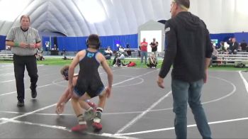 130 lbs Cons. Semi - Maximus Baxter, Donahue Wrestling Academy vs Luke Thompson, CP Wrestling