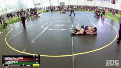 144 lbs Semifinal - Max Bromley, Moapa Valley vs Nikolas Gallardo, The Meadows School