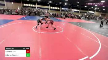 160 lbs Round Of 64 - Andrew Weber, Camas WC vs Eduardo De La Rosa, Southwest