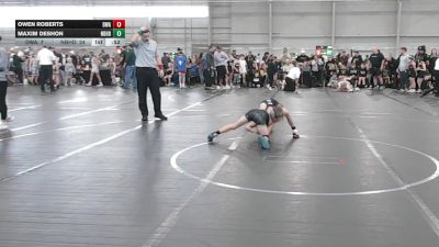 68 lbs Finals (8 Team) - Owen Roberts, Donahue WA vs Maxim DeShon, Neighborhood Wrestling
