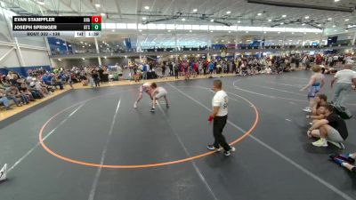 138 lbs Champ. Round 2 - Joseph Springer, Unattached vs Evan Stampfler, Unattached