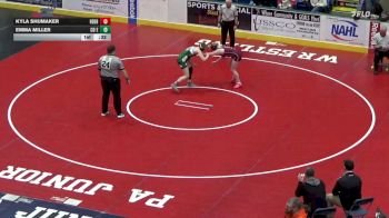 150 lbs Consi Of 8 #2 - Kyla Shumaker, Redbank Valley vs Emma Miller, CD East