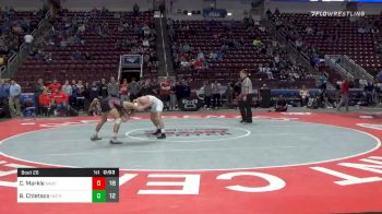 126 lbs Consolation - Cael Markle, Saucon Valley Hs vs Brandan Chletsos, Notre Dame Hs - Green Pond