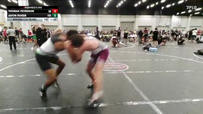 190 lbs Round 3 (4 Team) - Javon Roker, Fuller Wrestling Center vs Thomas Peterson, Refinery Wrestling