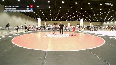 115 lbs 3rd Place Match - Aleks Routledge, Husky Wrestling Club vs EJ Turner Jr, Team Tulsa Wrestling Club