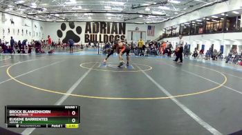 125 lbs Round 1 (6 Team) - Eugene Barrientes, Adrian vs Brock Blankenhorn, Ohio Northern