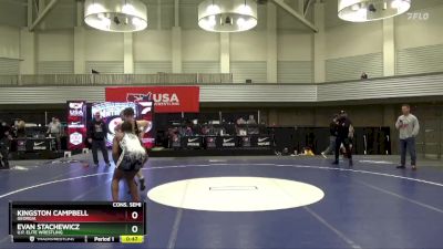 125 lbs Cons. Semi - Kingston Campbell, Georgia vs Evan Stachewicz, U.P. Elite Wrestling