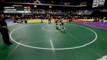 5A 132 lbs Cons. Round 2 - Enrique Uribe, Frisco Centennial vs Landon Song, Frisco Memorial