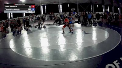 120 lbs Cons. Round 4 - Gabe Marella, Illinois vs Carmello Kolb, Building Legends Wrestling Club
